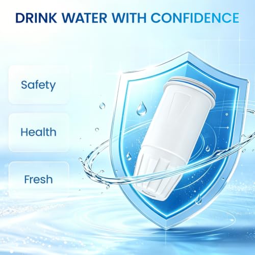 Water Filter Replacement fit for Zero Pitcher and Dispenser ZR (4 Count)