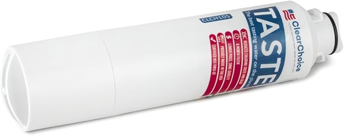 Clear Choice CLCH105 Replacement for DA29-00019A DA29-00020A DA29-00020B Refrigerator Water Filter Compatible with HAF-CIN HAF-CIN-EXP, NSF/ANSI 42 Certified, Box of 6, Made in the USA