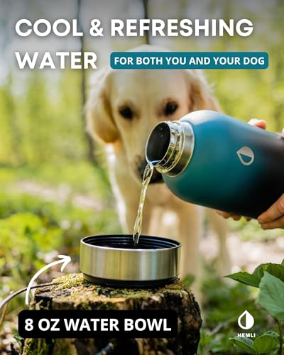 32 oz. Portable Dog Water Bottle and Bowl for Walking
