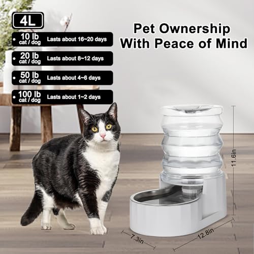4L Gravity Cat Water Dispenser