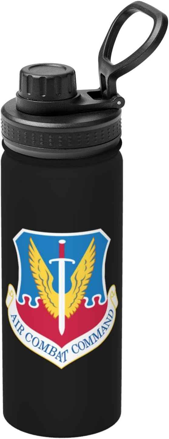 Acc Shield Water Bottle 18 Oz Stainless Steel Water Bottles Leak Proof Outdoor Sports Insulated Water Bottle Funny Bottle Water
