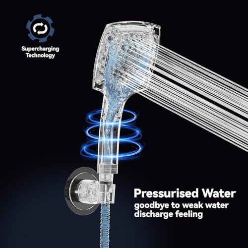 Rain Shower Head with Handheld Spray