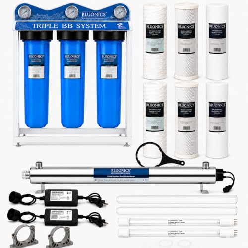 110W Whole House Water Filter System for Well & City Water