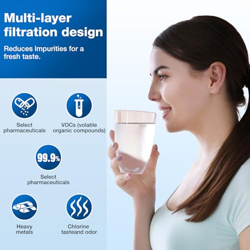 W10295370A Water Filter for Whirlpool Refrigerator Replacement Compatible with EDR1RXD1