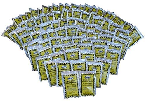 Emergency Water Pounches Case of 100. Emergency Preparedness (4.225 Ounce)