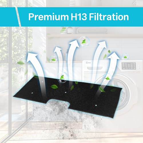 8 Pack WH01X35719 Lint Foam Filter for GE Profile Washer Dryer Combo