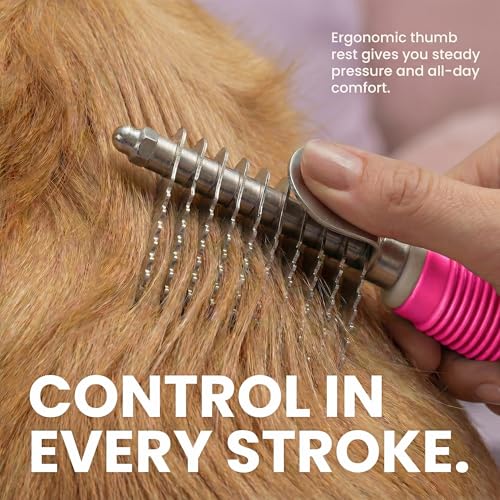 Poodle Dematting Fur Rake Comb Brush for Dogs and Cats
