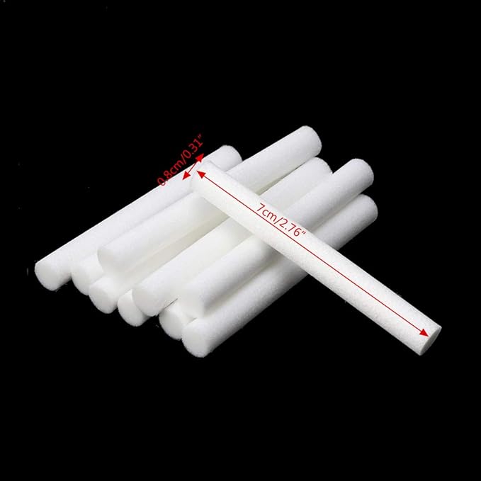 Filter Cotton Sticks Sponge Sticks Refill Replacement Wicks for Portable USB Humidifier and Diffusers - AquaVibe