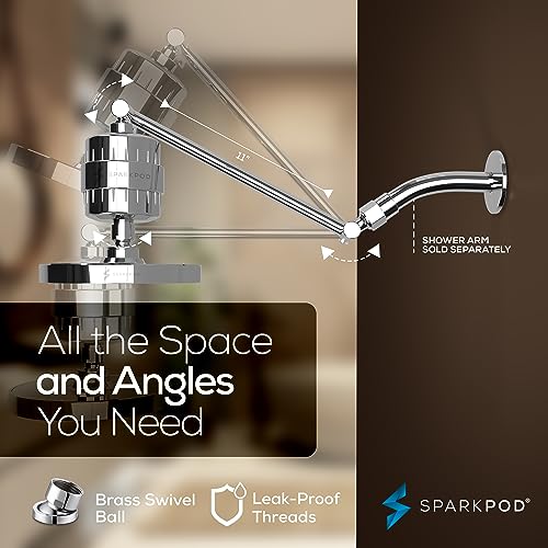 Filtered Shower Head & 11" Shower Arm