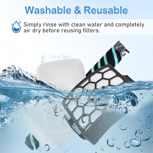 LA802 LA742 Brush Roller Filter Replacement Compatible with Shark Rotator