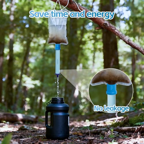 2 Pcs Water Filter Coupling Compatible with LifeStraw