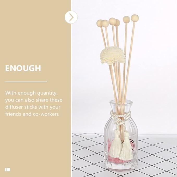 DECHOUS 30pcs Aroma Diffuse Sticks Essential Oil Sticks for Humidifier Car Diffuser Replacement - AquaVibe