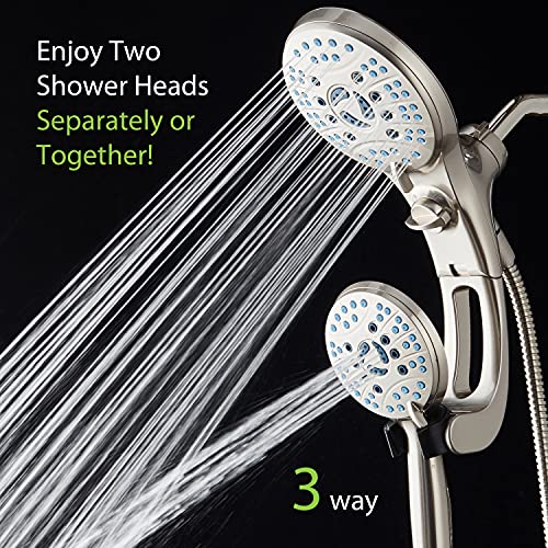 AquaCare 50 mode High Pressure Shower Head Combo with Arm & Dual Power Wash