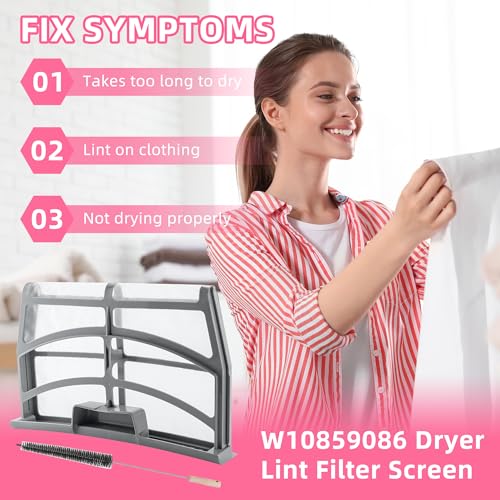 W10859086 Dryer Lint Screen Filter Replacement