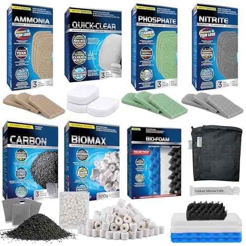 23 Pcs 206 207 Filter Media Canister Filter Maintenance & Replacement Filter Media Kit