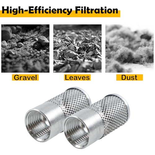 2Pcs 25mm Dia Hose Inlet Suction Strainer Filter