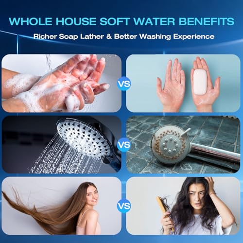 3 Stages Whole House Water Filter and Softener System