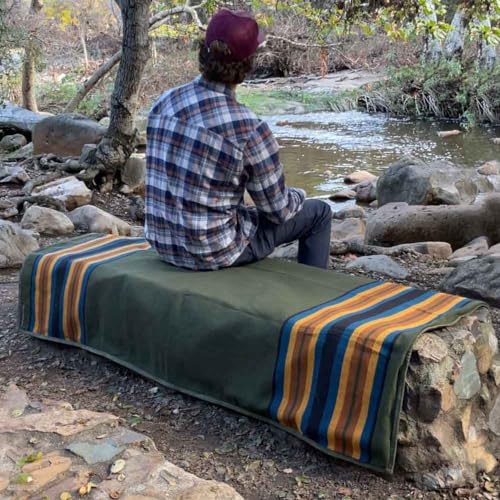 Waxed Canvas Camping Blanket & Bedroll