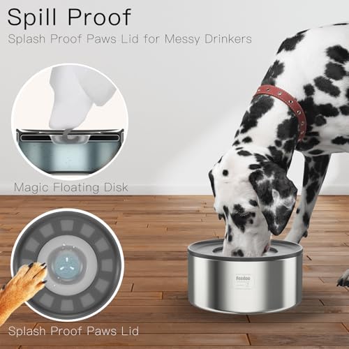 2L No Spill Water Bowl for Dogs