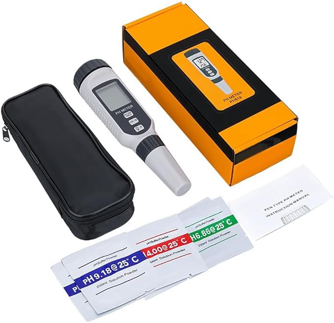 Professional Water Quality Tester, 0-14 PH High Accuracy Water Tester, Digital PH Meter, Waterproof Smart Digital Monitor, for Drinking Water, Swimming Pool, Aquariums