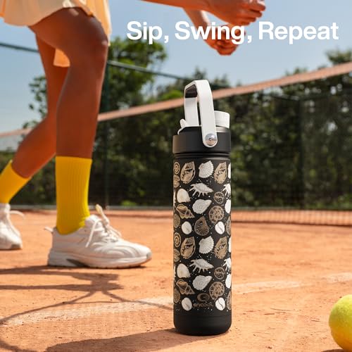 Insulated Water Bottle with Straw Stainless Steel Water Bottle