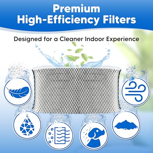 2x HWF75 SF221 Type "D" Replacement for Sunbeam SCM3755C Humidifier Filter (2 Count)
