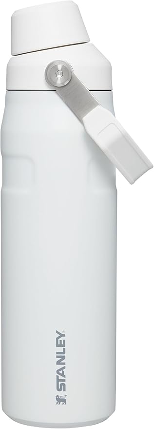 Stanley IceFlow Fast Flow Water Bottle | Angled Spout Lid | Lightweight & Leakproof for Travel & Sports | Insulated Stainless Steel | BPA-Free
