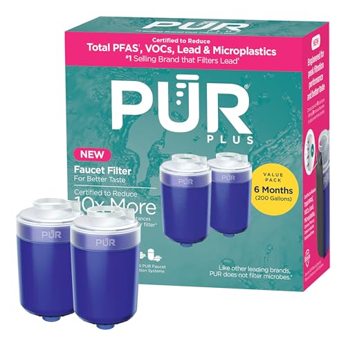 PLUS Faucet Mount Replacement Water Filter 2 (2 Count)