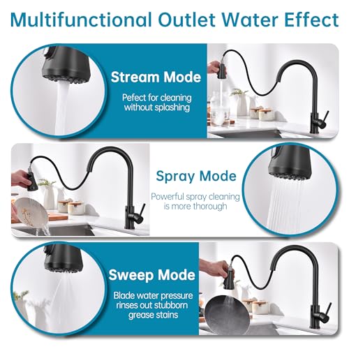 Touchless Kitchen Faucet with Pull Down Sprayer
