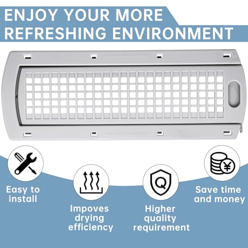 WE22X35337 Washer Dryer Lint Screen Cover Grid And Lint Filter Slide Guide Assembly