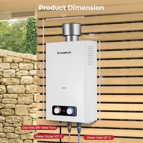 CAMPLUX 2.64 GPM Portable Tankless Water Heater