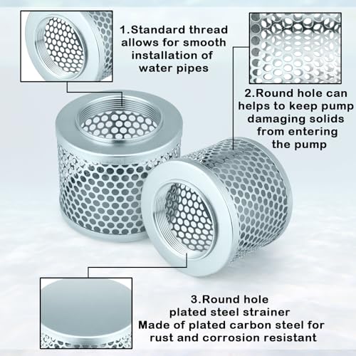 4 Inch Round Hole Suction Strainer Filter Hose for Water Pump