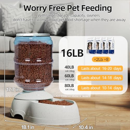 11L Gravity Automatic Dog Feeder