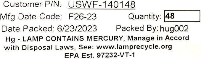 S410RL-HO Replacement UV Lamp | Fits the VIQUA VH410, SP410-HO, SC-410, & SPV-8 Series UV Systems | Made in the USA, US Water Filters