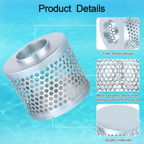 Carbon Steel Round Hole Suction Strainer Filter for Water Pumps