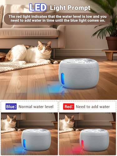 3.5L 118oz Large Capacity Cat Water Fountain for Cats Indoor