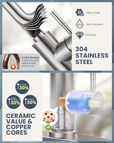 Touchless Kitchen Faucet Stainless Steel