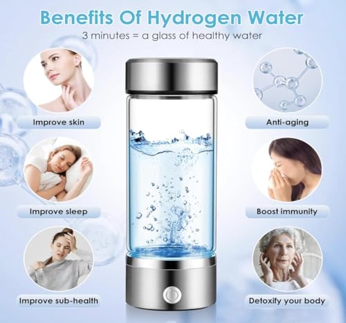 2026 Upgraded Premium Hydrogen Water Bottle Generator