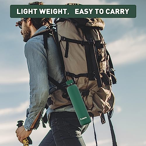 Slim Insulated Water Bottles for Travel 25oz with Clip
