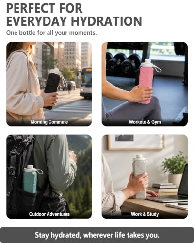 Collapsible Water Bottles 21oz