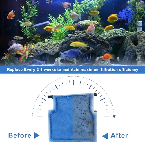 Aquarium Filter Cartridge Replacement Rite (10 Count)