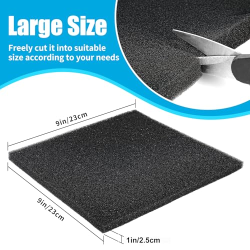 2 Pack Aquarium Bio Sponge Filter Media Pad Cut