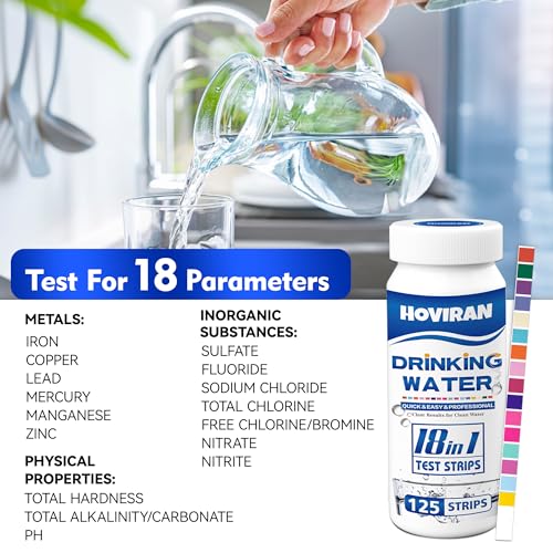 Drinking Water Test Strips 125ct 18 Parameters