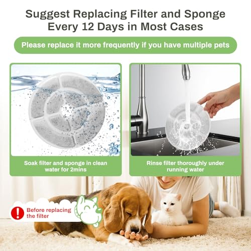 12 Pack Replacement Filters for 2.5Gal