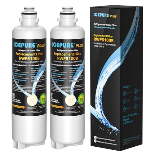 PLUS BORPLFTR50 Water Filter Replacement for Bosch 11025825 (2 Count)