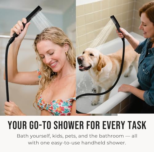 All Metal 16" Rain Shower Head with Handheld for Bathroom Upgrade