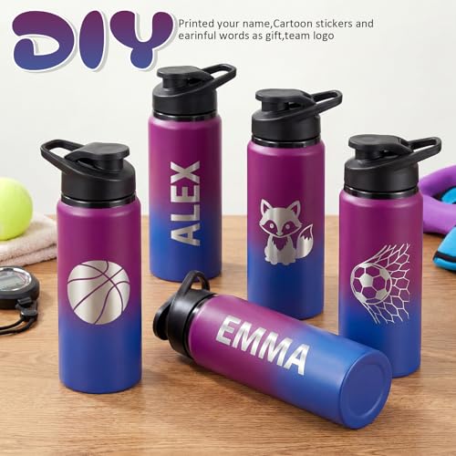 10 Pcs Aluminum Water Bottles (10 Count)