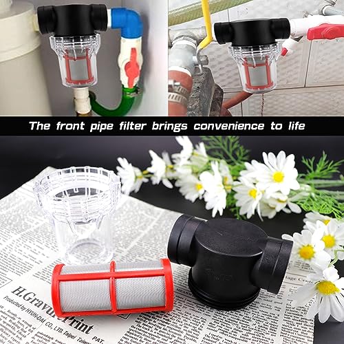 Garden Pond 1 inch Mesh Strainer Water Pump Filter Thread Inline Filter Strainer High Pipeline Filter for RV