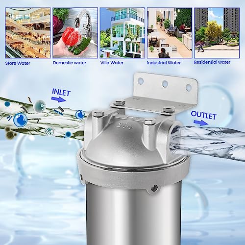 NSF ANSI 42 Stainless Steel Whole House Water Filter Housing