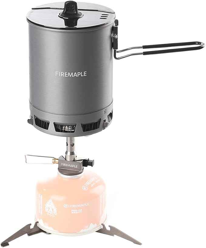 Fire-Maple Petrel Quickboil Pro Ultralight Cooking System – Compact & Fast-Boiling Backpacking Stove Pot Set, Ideal for Hiking, Solo Camping, Travelling, Hunting Trips | PETREL SYSTEM w/Greenpeak